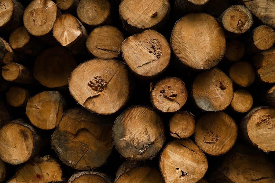 Photo buying teak wood