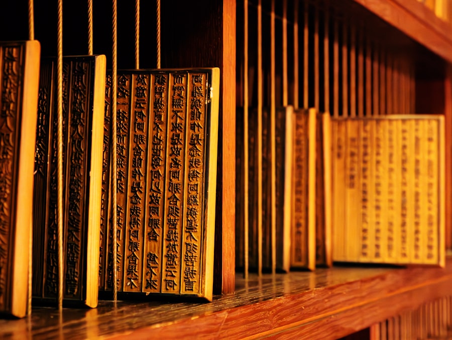 wooden shelf